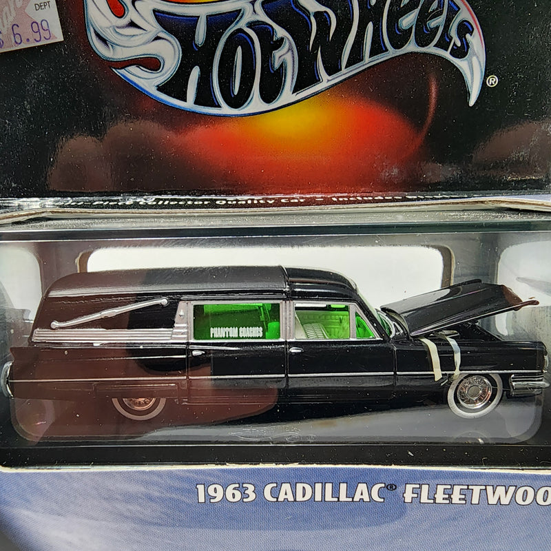 1963 Cadillac Fleetwood * BLACK * Hot Wheels 100% Black Box