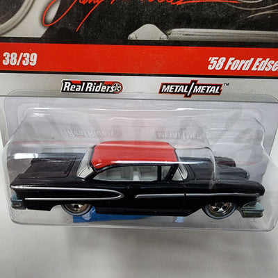 '58 Ford Edsel #38 * Black * Hot Wheels Larry's Garage