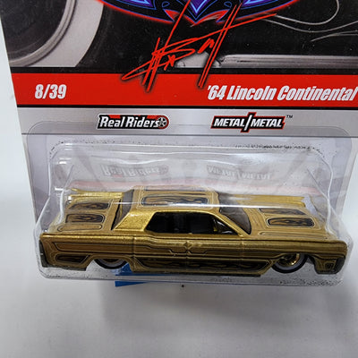 '64 Lincoln Continental #8 * Gold * Hot Wheels Wayne's Garage