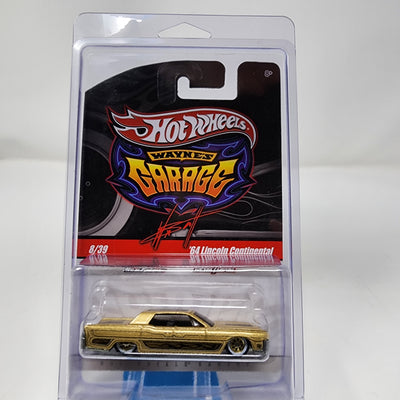 '64 Lincoln Continental #8 * Gold * Hot Wheels Wayne's Garage