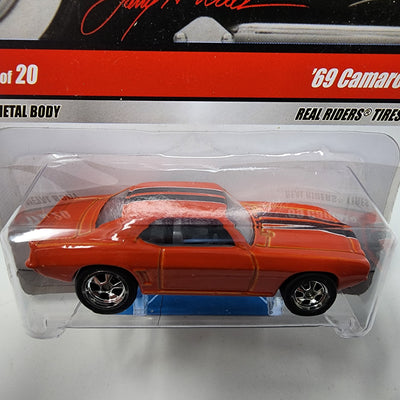 '69 Camaro #17 * Orange * Hot Wheels Larry's Garage