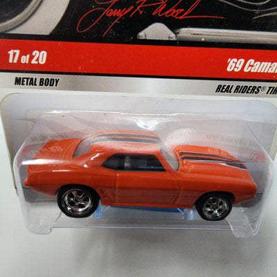 '69 Camaro #17 * Orange * Hot Wheels Larry's Garage