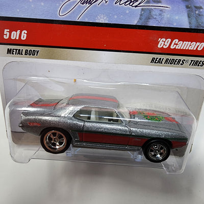 '69 Camaro #5* Silver * Hot Wheels Larry's Garage Holiday