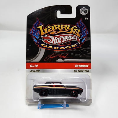 '69 Camaro #17 * Black * Hot Wheels Larry's Garage