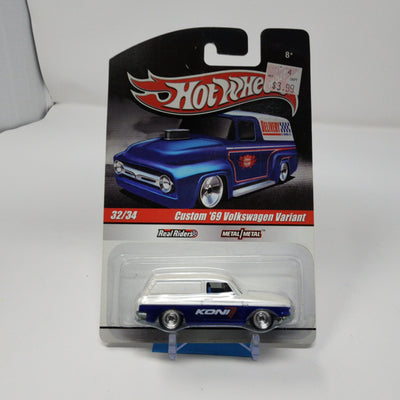 Custom '69 Volkswagen Variant * Hot Wheels Garage Delivery Slick Rides