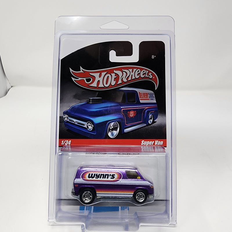 Super Van * Purple * Hot Wheels Garage Delivery Slick Rides