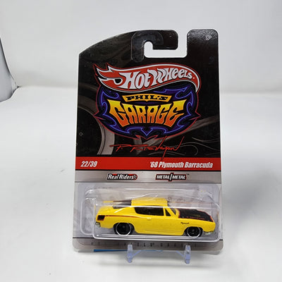 '68 Plymouth Barracuda * Yellow * Hot Wheels Garage Phil's