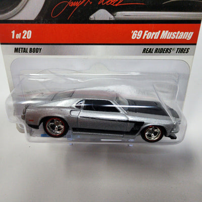 '69 Ford Mustang * Silver * Hot Wheels Garage Larry's