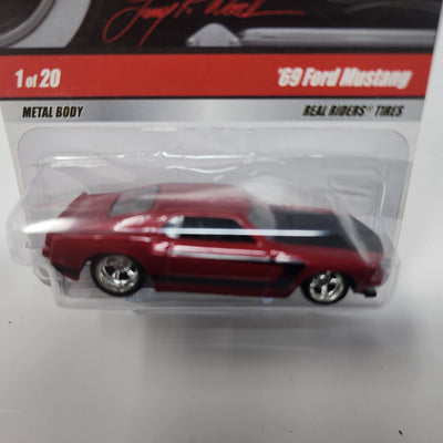 '69 Ford Mustang * Burgundy * Hot Wheels Garage Larry's