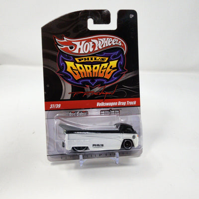 Volkswagen Drag Truck #37 * White * Hot Wheels Garage Phil's