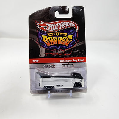 Volkswagen Drag Truck #37 * White * Hot Wheels Garage Phil's