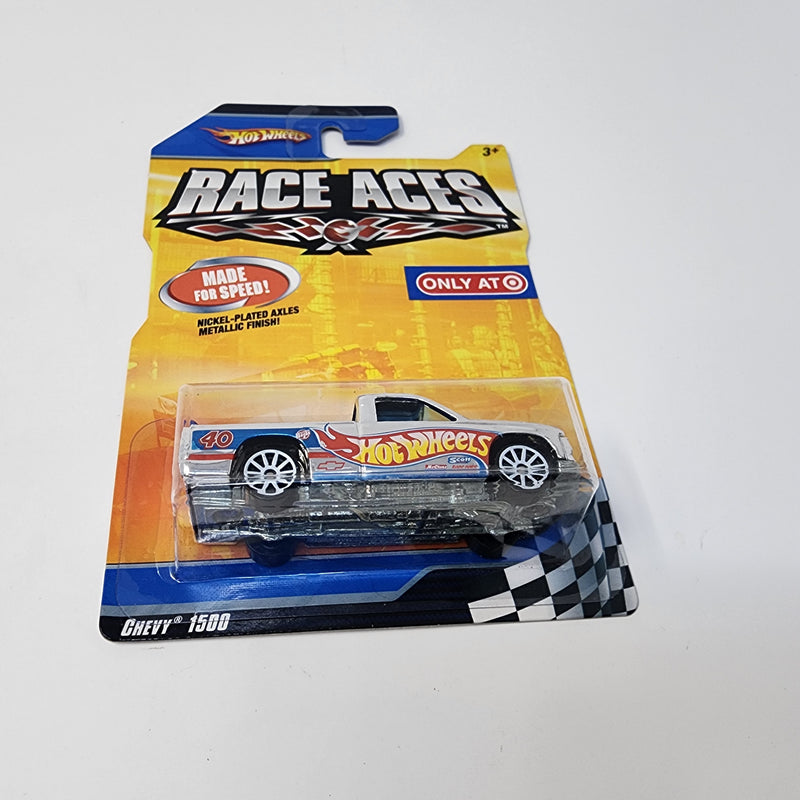 Chevy 1500 * Chrome * Hot Wheels Race Aces Target Only