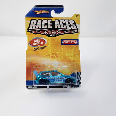 Ford Focus * Blue * Hot Wheels Race Aces Target Only