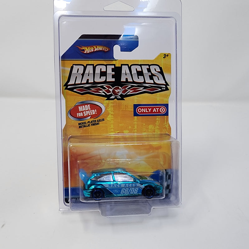 Ford Focus * Blue * Hot Wheels Race Aces Target Only