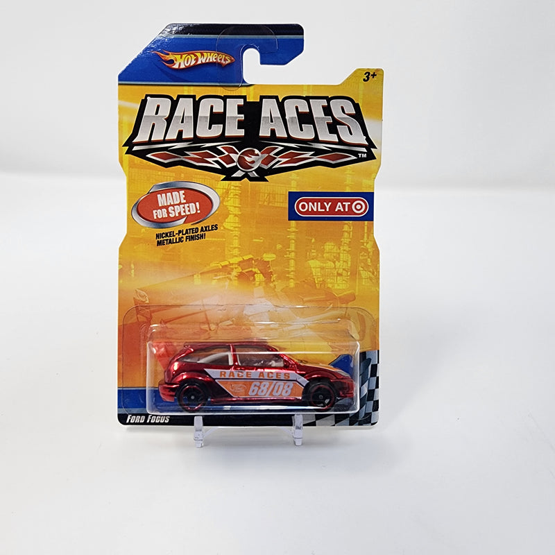 Ford Focus * RED * Hot Wheels Race Aces Target Only