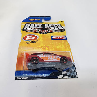 Ford Focus * RED * Hot Wheels Race Aces Target Only