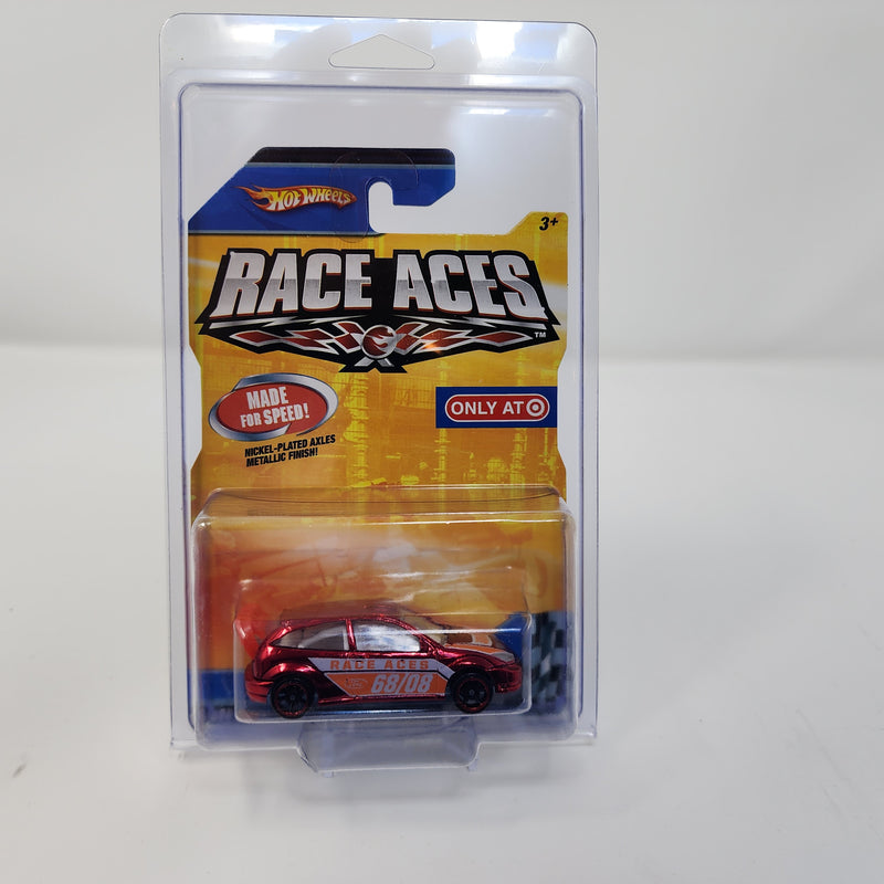 Ford Focus * RED * Hot Wheels Race Aces Target Only