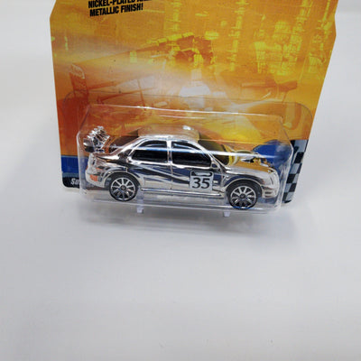 Subaru Impreza * Chrome * Hot Wheels Race Aces Target Only