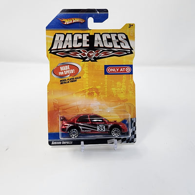 Subaru Impreza * RED * Hot Wheels Race Aces Target Only