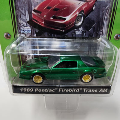 1989 Pontiac Firebird trans Am * CHASE GREEN MACHINE * Greenlight Muscle Car Garage