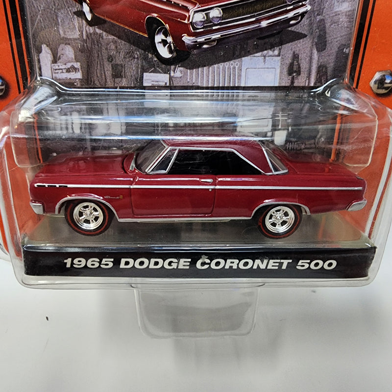 1965 Dodge Coronet 500 * Burgundy * Greenlight Muscle Car Garage