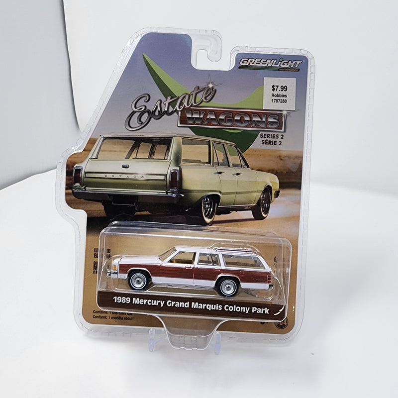 1989 Mercury Grand Marquis Colony Park * Greenlight Estate Wagons