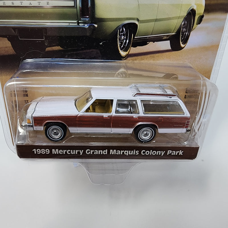 1989 Mercury Grand Marquis Colony Park * Greenlight Estate Wagons