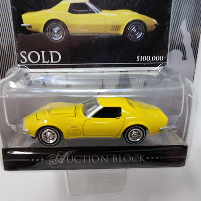 1972 Chevy Corvette * Yellow * Greenlight Barrett-Jackson Auction Block