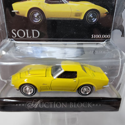 1972 Chevy Corvette * Yellow * Greenlight Barrett-Jackson Auction Block