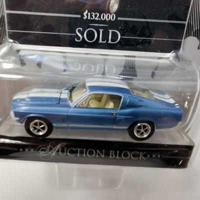 1967 Shelby GT500 Fastback * Blue * Greenlight Barrett-Jackson Auction Block