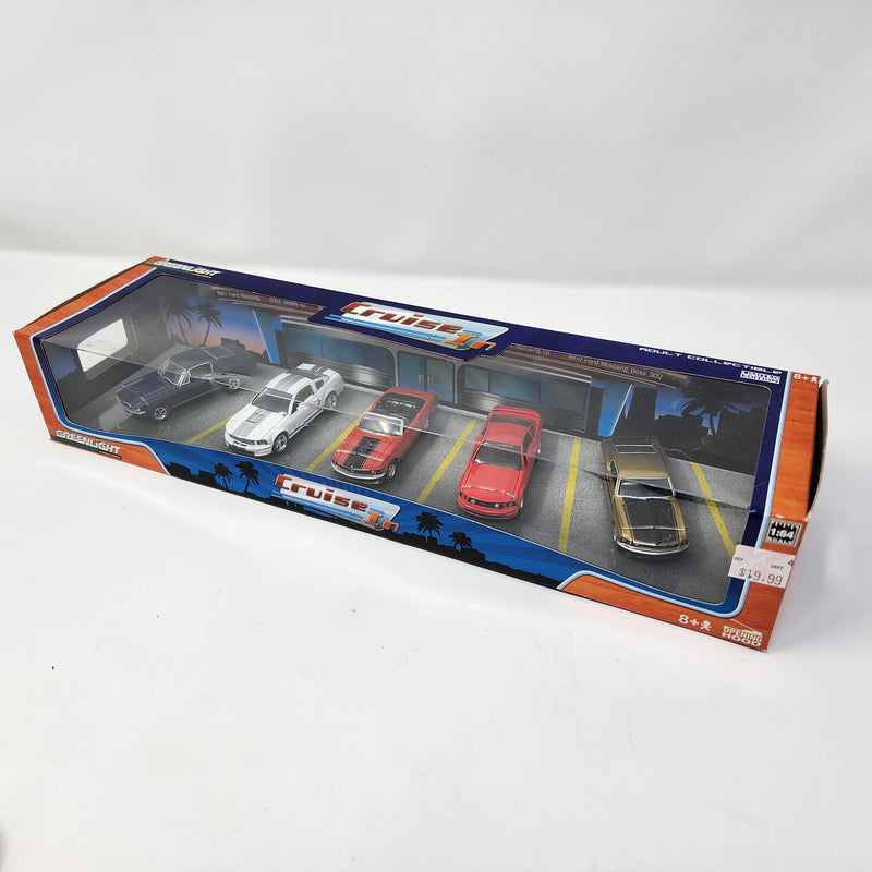 5 Pack Ford Assortment * Greenlight Cruise In 5 Pack