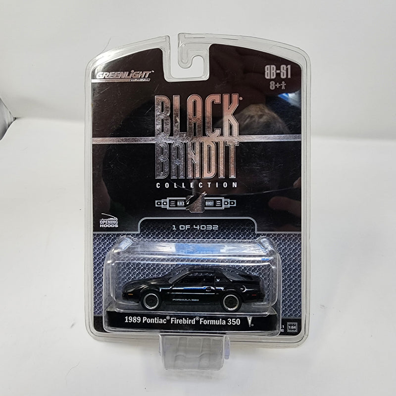 1989 Pontiac Firebird Formula 350 * Greenlight Black Bandit