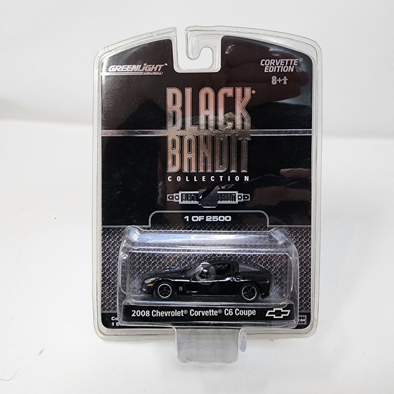 2008 Chevrolet Corvette C6 Coupe * Greenlight Black Bandit