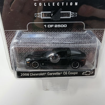 2008 Chevrolet Corvette C6 Coupe * Greenlight Black Bandit