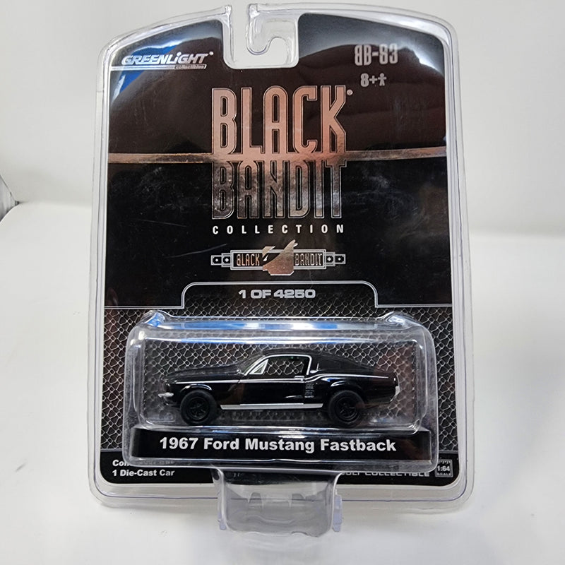 1967 Ford Mustang Fastback * Greenlight Black Bandit