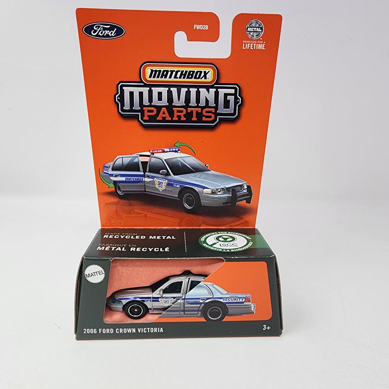 2006 Ford Crown Victoria * Silver * 2025 Matchbox Moving Parts Case C