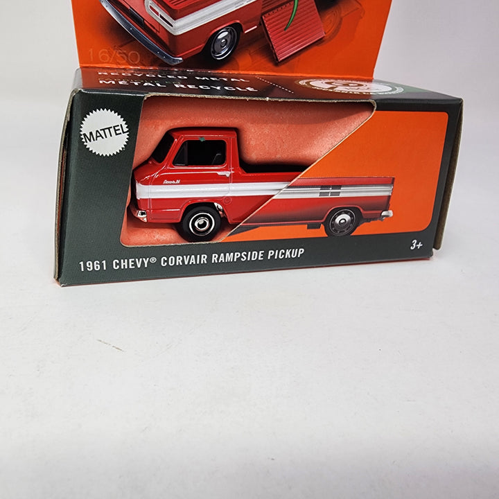 1961 Chevy Corvair Rampside Pickup * RED * 2025 Matchbox Moving