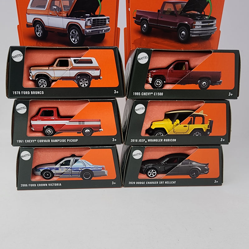 Moving Parts * Complete 6 Car Set Case C * 2025 Matchbox Moving Parts Case C