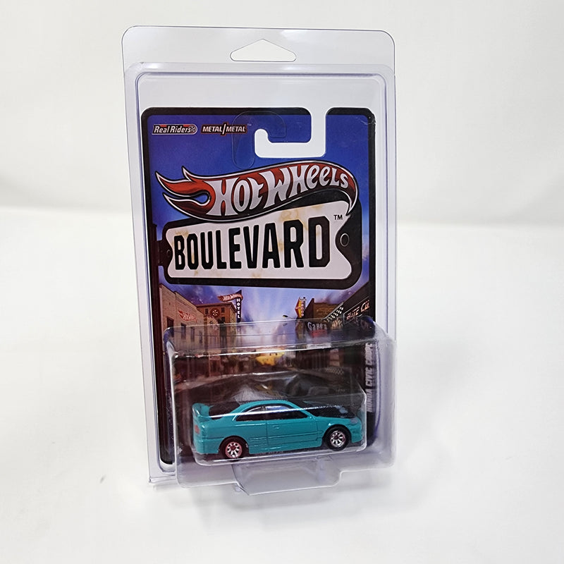 Honda Civic Coupe * Teal * Hot Wheels Boulevard Series