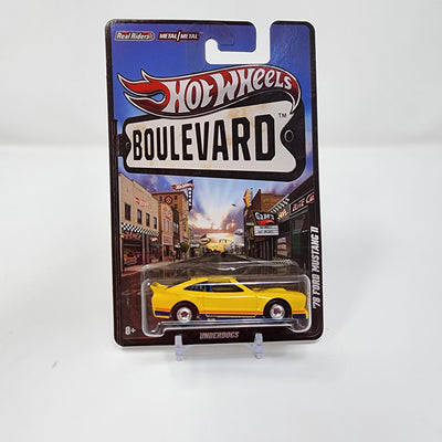 '78 Ford Mustang II * YELLOW * Hot Wheels Boulevard Series