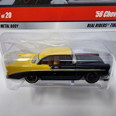 '56 Chevy #2 8 Black/Yellow * Hot Wheels Garage Larry's