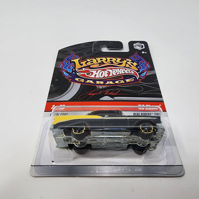 '56 Chevy #2 8 Black/Yellow * Hot Wheels Garage Larry's