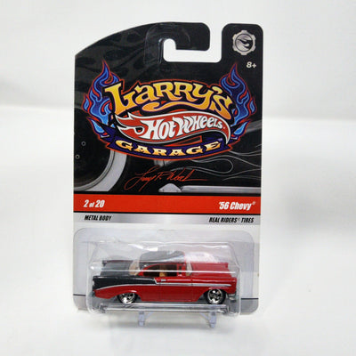 '56 Chevy #2 8 Black/RED * Hot Wheels Garage Larry's