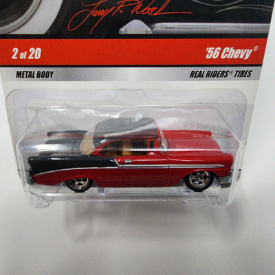 '56 Chevy #2 8 Black/RED * Hot Wheels Garage Larry's