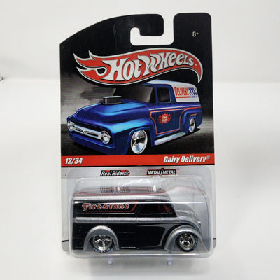 Dairy Delivery #12 * Firestone * Hot Wheels Garage Delivery Slick Rides