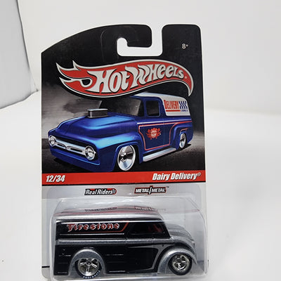 Dairy Delivery #12 * Firestone * Hot Wheels Garage Delivery Slick Rides