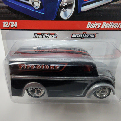 Dairy Delivery #12 * Firestone * Hot Wheels Garage Delivery Slick Rides