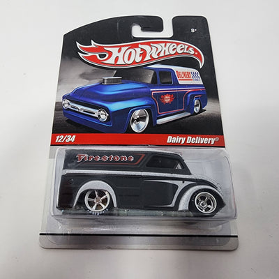 Dairy Delivery #12 * Firestone * Hot Wheels Garage Delivery Slick Rides