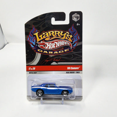 '69 Camaro #17 * Blue * Hot Wheels Garage Larry's