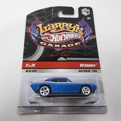 '69 Camaro #17 * Blue * Hot Wheels Garage Larry's